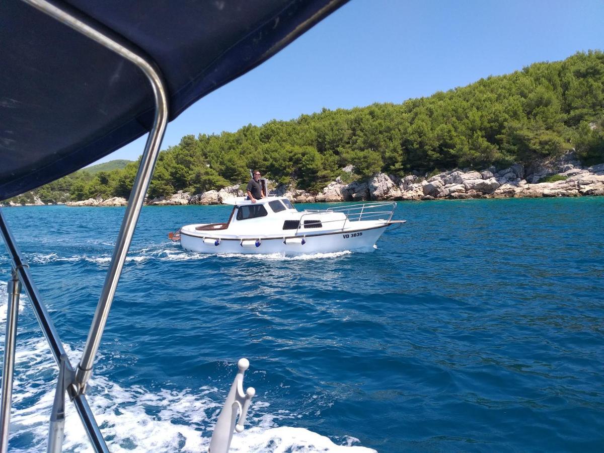 Familien Ferienhaus Vir Croatia 150M Strand Restaurant Einkaufen Extérieur photo